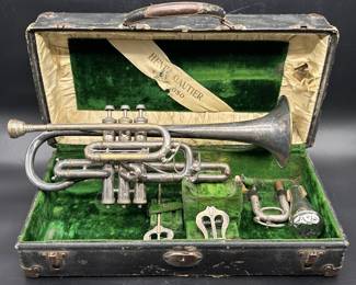 Vintage Henri Gautier Trumpet in Case