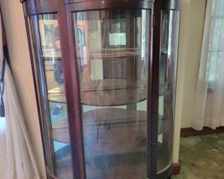 Edwardian Period, American Oak China Cabinet.