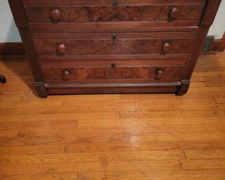 Eastlake Period Walnut & Marble commode circa 1880.