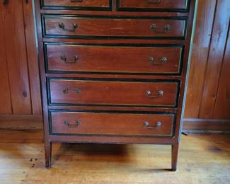 Vintage! Tall chest, needs restoration. By Furniture Tomlinson In the style of Louis XVI