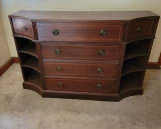 1940's American Mahogany Drop Down Desk/Credenza.