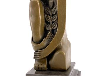 Signed Salvador Dali Mother Nature Bronze Art