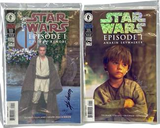 Signed Shum & Crespo Star Wars Episode 1 Comics