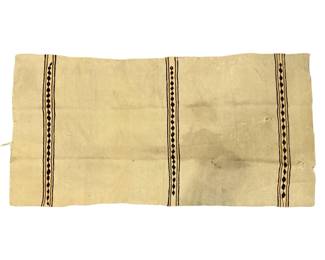 Old Indigenous Hand Woven Geometric Design Rug