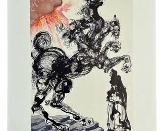 Salvador Dali “Cerebus" Fine Print