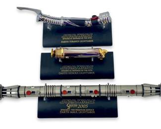 Star Wars Darth Maul/Sidious/Tyranus Lightsabers