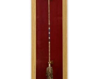 Framed Navajo Fletched Arrow