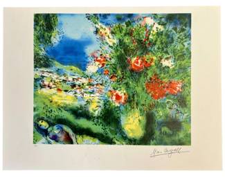 Marc Chagall “Paysage" Lithograph