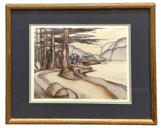 AP Signed Jody Bergsma Lithograph