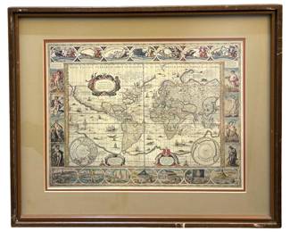 Nova Totius Terrarum Orbis Geographica Map