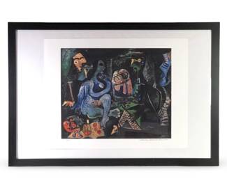Signed Numbered Picasso Picnic Group Lithograph