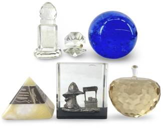 6pc Unique Crystal and Stone Art