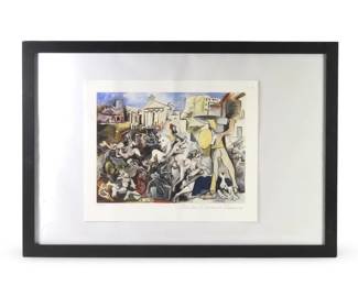 Signed Picasso Rape of the Sabine Woman Giclee