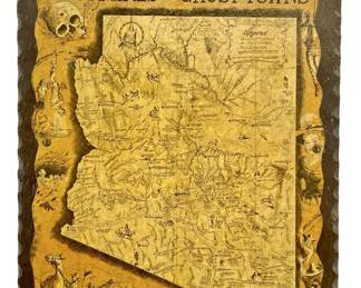Arizona Lost Mines and Ghost Towns Map