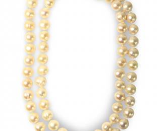 Large Faux Pearl Bead Necklace