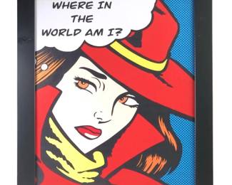 Roy Lichtenstein Where In The World Am I Serigraph