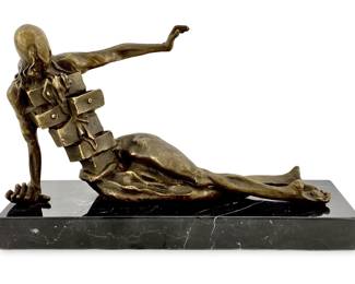 Signed Bronze Dali The Anthropomorphic Cabinet Art