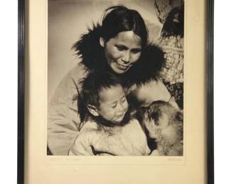 Signed Byron Hale Arctic Mother Photographic Print