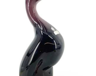MCM Genuine Murano Purple Art Glass Bird