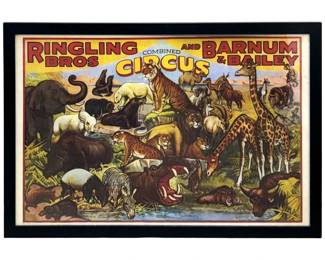 Ringling Bros & Barnum & Barkey Circus Poster Ad