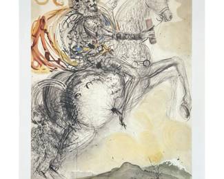 Salvador Dali "Don Quixote-El Cid" Print