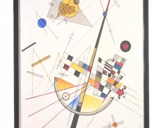 Signed Wassily Kandinsky Delicate Tension Abstract