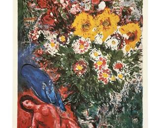 Marc Chagall “Les Soucis" Fine Print