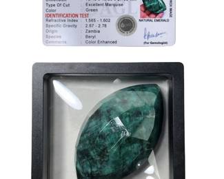 616.5 CT Marquise Cut Loose Emerald Gemstone