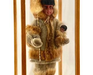 Alaskan Eskimo Mother and Child Doll