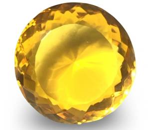 Massive Excellent Cut Round Loose Citrine Gemstone