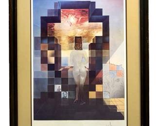 Vintage Salvador Dali “Lincoln" Print