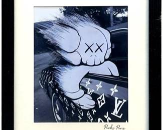 Kaws x LV “Pardis Paris" Lithograph