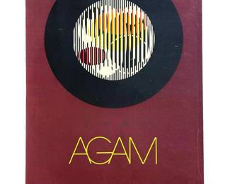 Hand Signed Yaacov Agam Wash Art ‘79 Poster