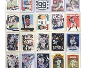(20) Assorted Aaron Judge Baseball Trading Cards