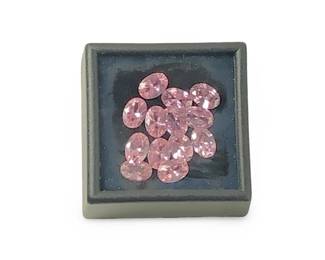 13 Oval Pink Loose Sapphire Gemstones