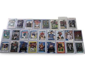(26) Assorted Modern NFL Rated Rookie Cards