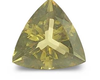 Massive Lemon Citrine Trillion Cut Loose Gemstone