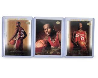 (18) Assorted Lebron James Upper Deck Trading