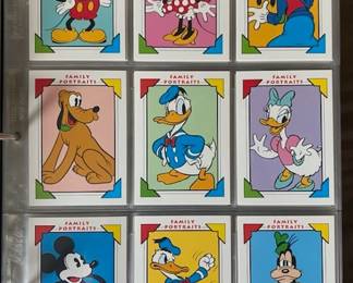 complete card sets of 5 Disney categories........Beauty and the Beast, Little Mermaid, Favorite Stories, Family Portraits and World Tour.