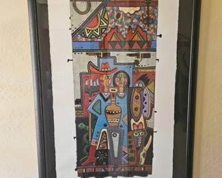 “Southwest Gothic” by David Fischel. Number 1 of an edition 95. Sedona based artist.