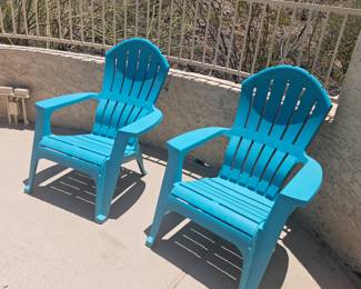 5 Adirondack chairs
