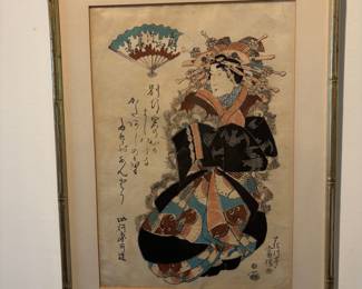 Japanese ukiyo-e woodblock print