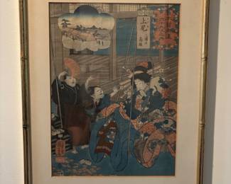 Japanese ukiyo-e woodblock print