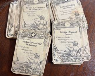 19th 'Authors' Card Game