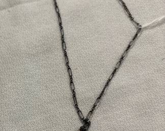 Native American/Mexican Styled Sterling and Turquoise Necklace