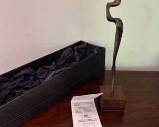 Bronze Sculpture by Elina Beatriz Misrahi  "Silvetita"