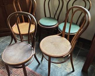 Several Bent Wood Side Chairs