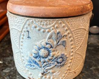Stoneware Butter Crock