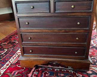 Small 5 drawer night stand