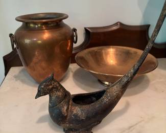 Variety of Copper Decorative Accessories